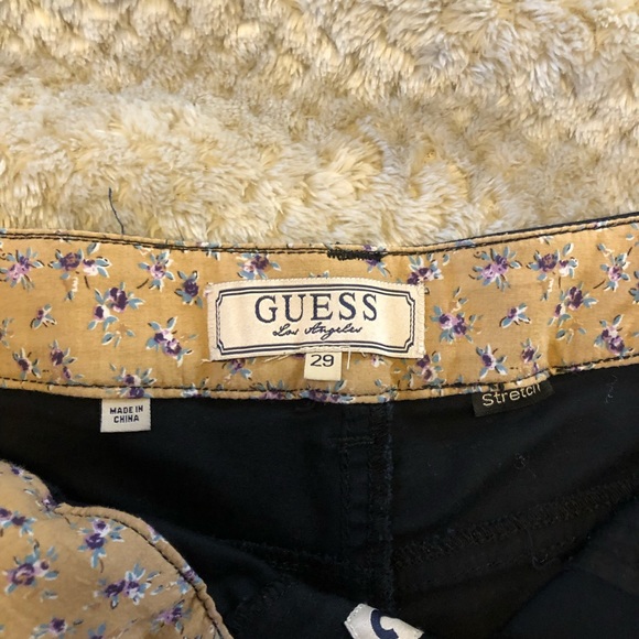 Black Soft Jean Shorts - Picture 8 of 8